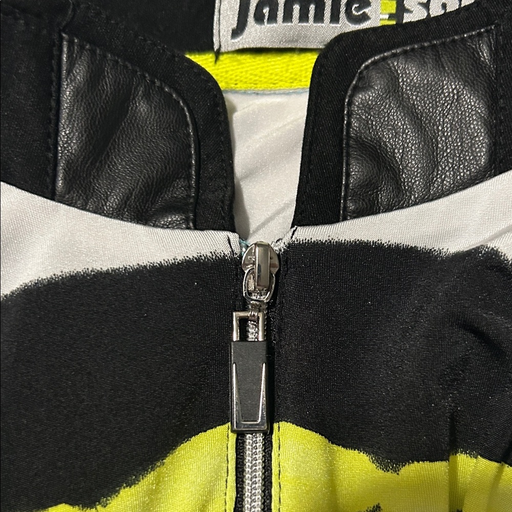 Jamie Sadock Sleeveless Blue and Yellow Golf Dress - Picture 3 of 6